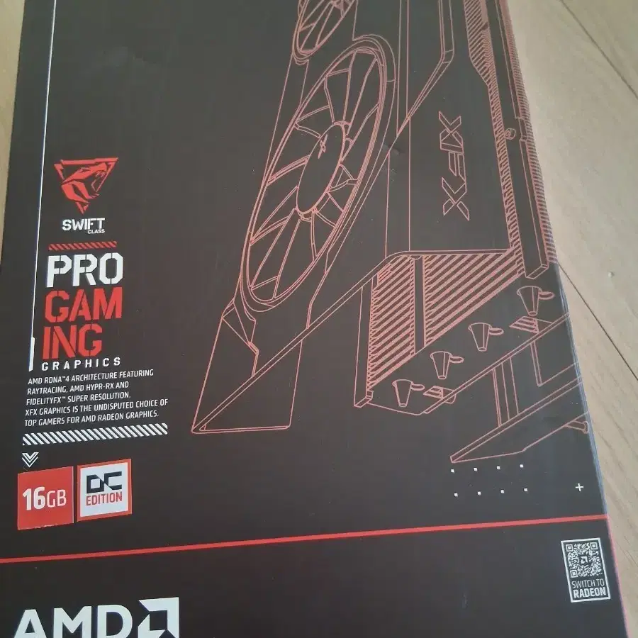 XFX 라데온 RX 9060 XT 그래픽카드 D6 16GB