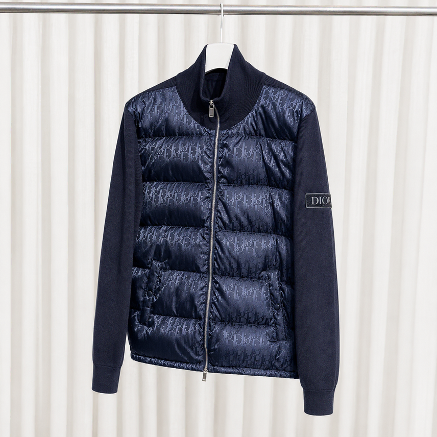 디올 [새상품급] 25FW 오블리크 니트패딩 사진 2