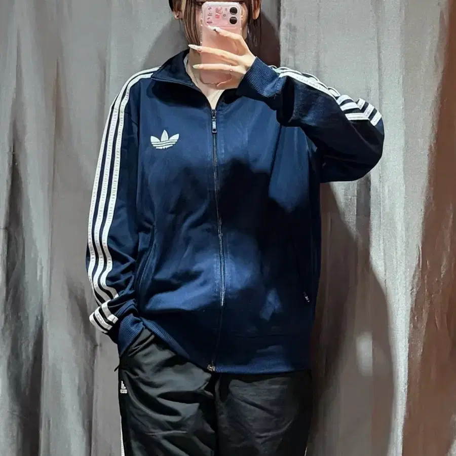 S ADIDAS 아디다스 OG 파이어버드 네이비 트랙탑
