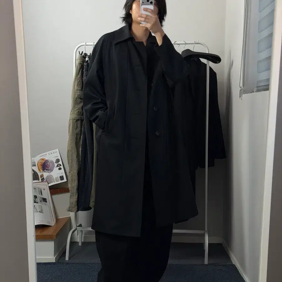 20FW 벨리에 발마칸 롱 트렌치코트 [M]