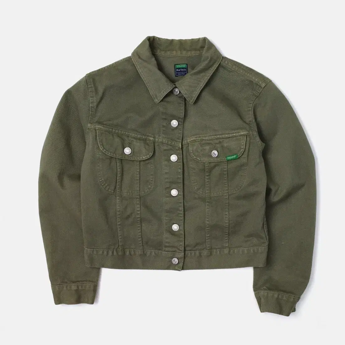 Benetton, 1980's Benetton Cotton Twill Trucker Jacket