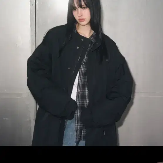 레더리 m-65 피쉬테일 오버핏 롱파카 야상