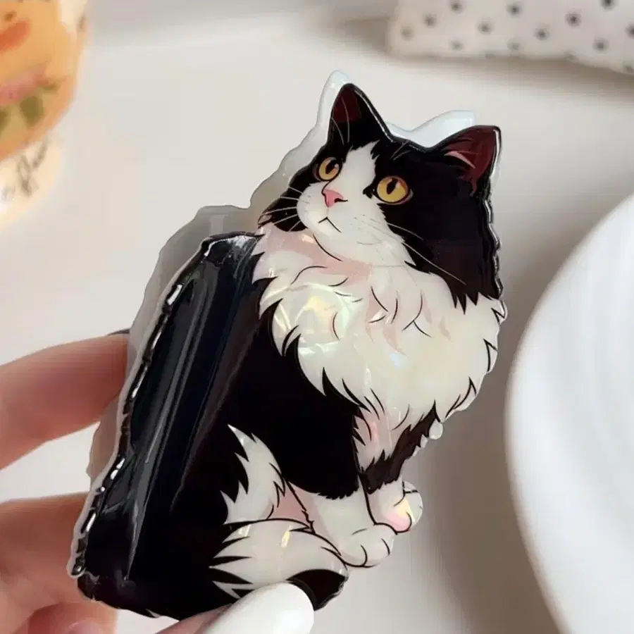 새상품 고양이 집게핀