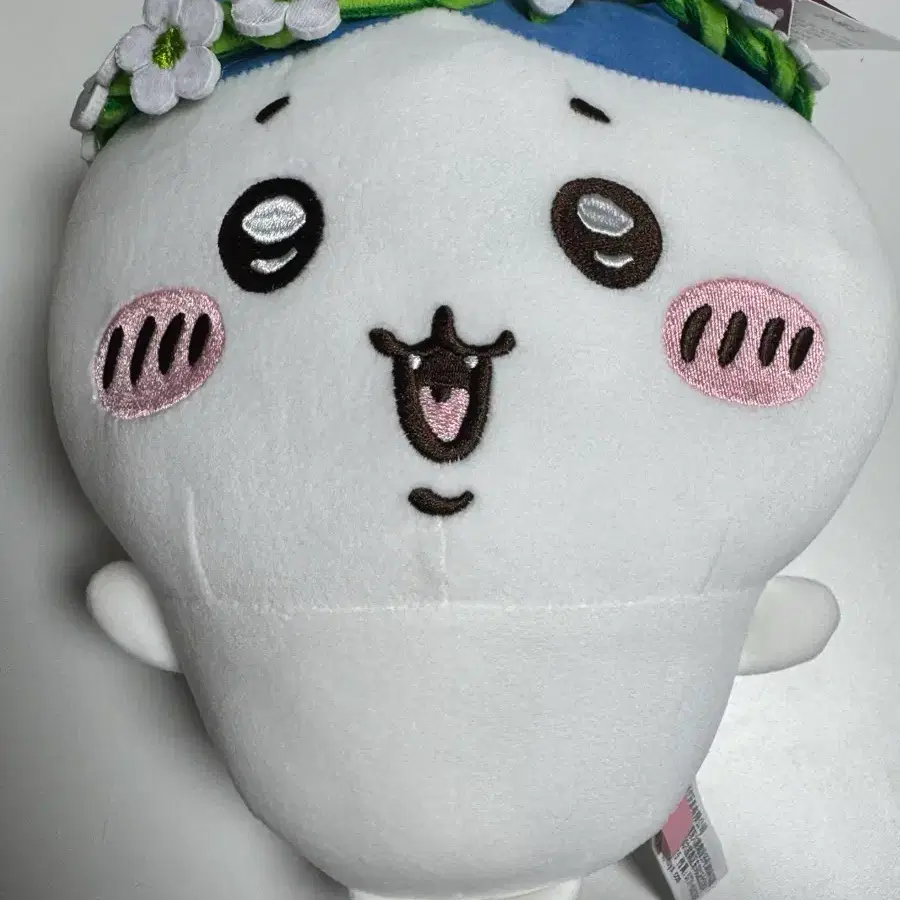 (새제품)먼작귀 하치와레 꽃화관 인형