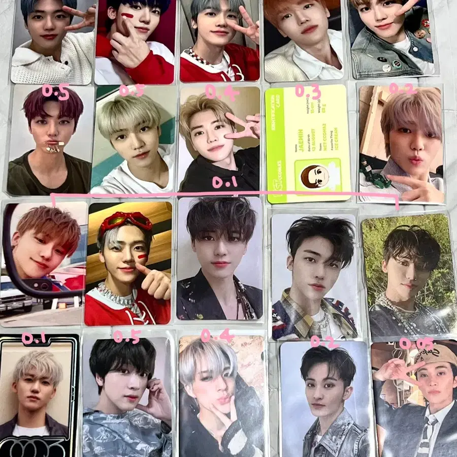 엔시티 nct 재민 포카 애플뮤직 에버라인 포카 포토카드 해찬 제노 마크 포카