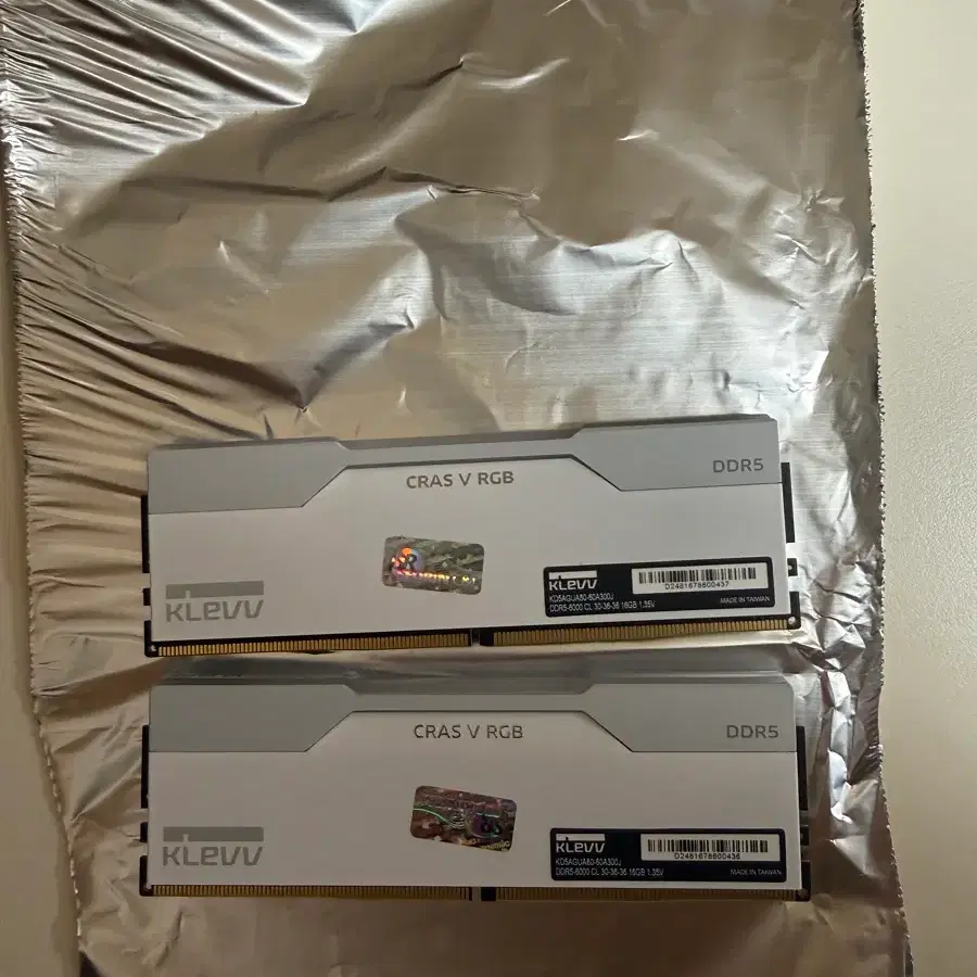 서린정품 KLEVV DDR5 32GB 16x2 CRAS V RGB 6000 CL30