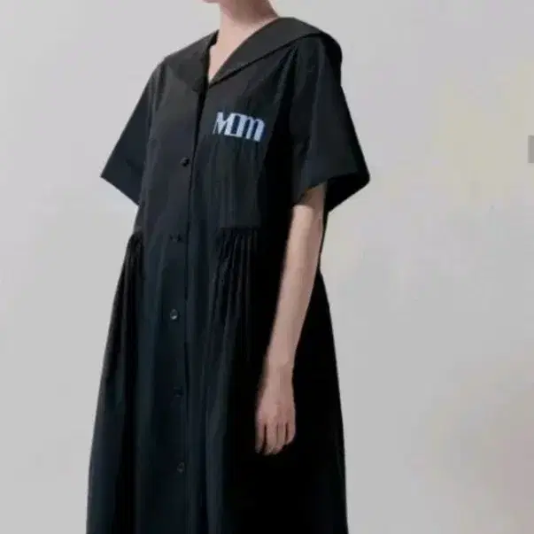 MINJUKIM 민주킴 블랙 셔츠 원피스 36