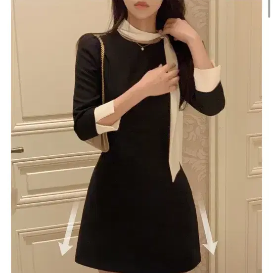 퍼빗 원피스 7부