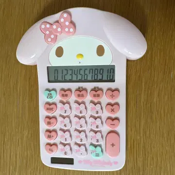 마이멜로디 My Melody 계산기 핑크