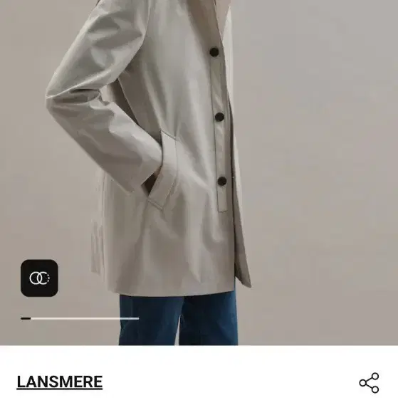 제일모직 란스미어 후드 트렌치코트
