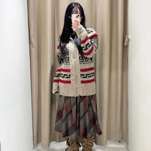 JPN PENDLETON 롱 니트 가디건 J1283