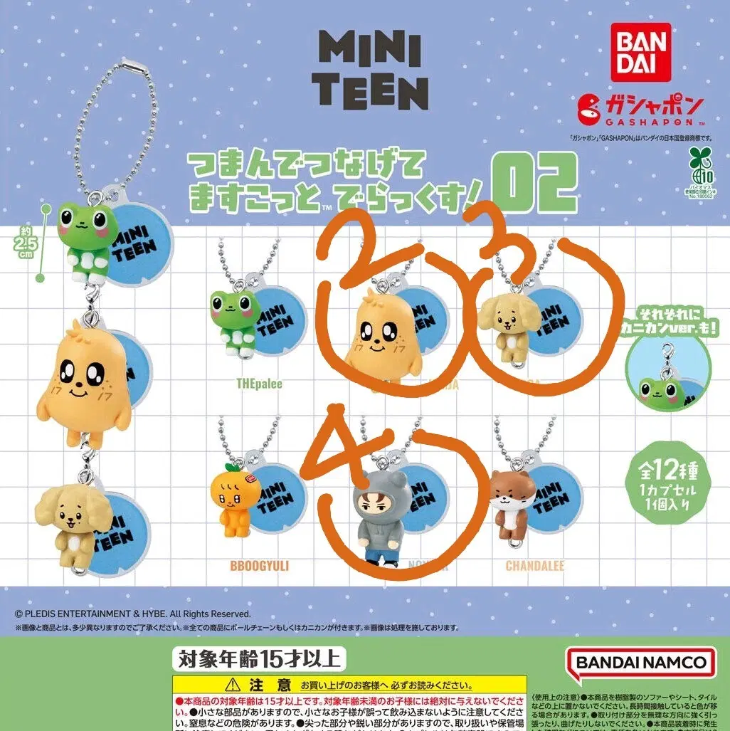 Mini Teen Keyring Gacha Figure