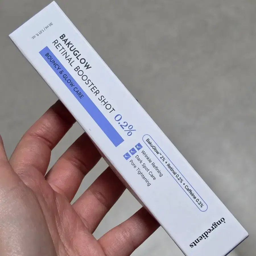 온그리디언츠 바쿠글로우 레티날 부스터 샷 30ml