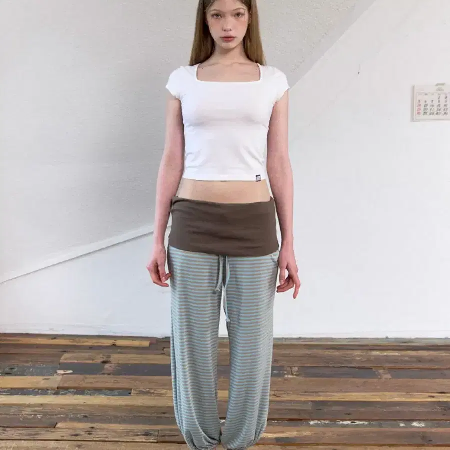 MMOM Color spin jogger pants (mint)