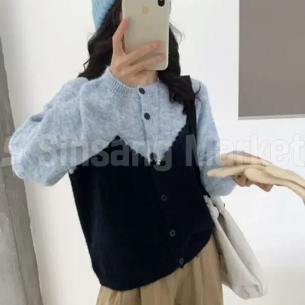 [빠른발송] 라떼 뷔스티에 가디건 가을 가을 니트 가디건 인기 상품 고급