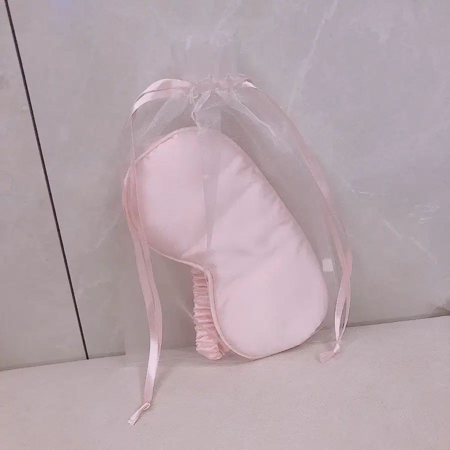새틴 수면 안대 핑크 새상품