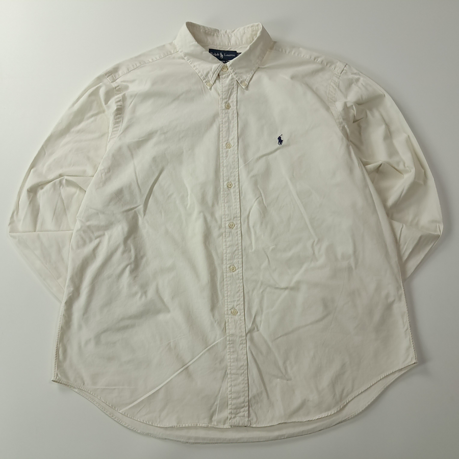 CC830 2XL 폴로 클래식핏 00s 크림 화이트 셔츠 남방