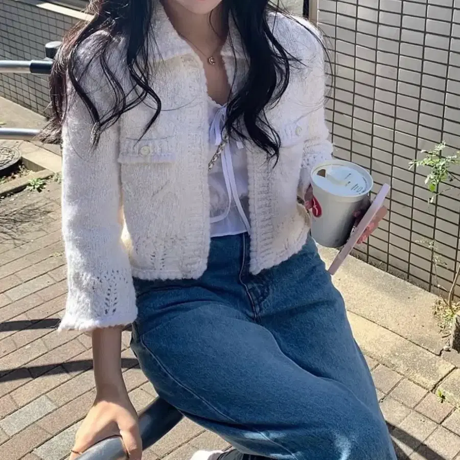 [샵시예]윈디위티 몬테 트위드 가디건