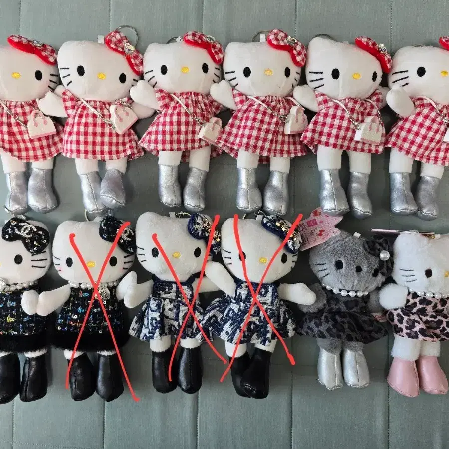 각종 산리오 롱다리 헬로키티 인형 키링 개당 5천원에 팝니다