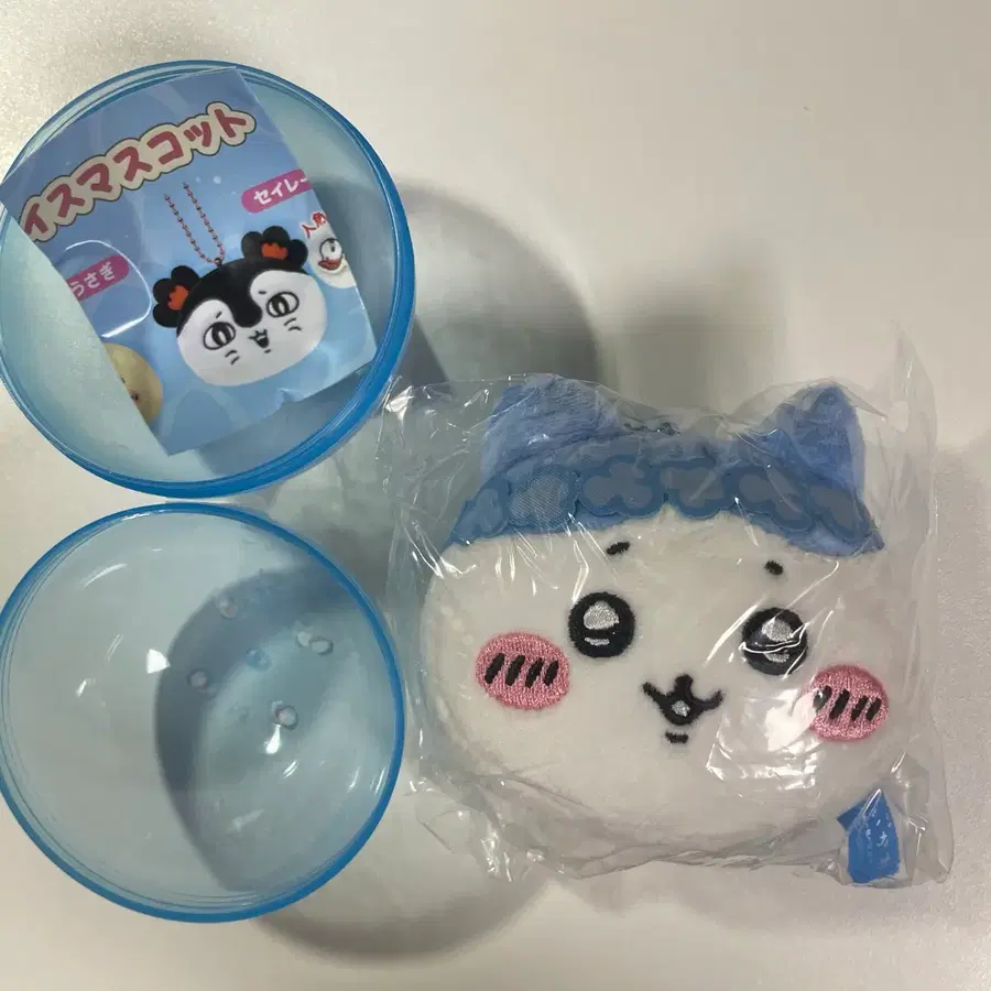 치이카와 인어섬 모찌 페이스 키링