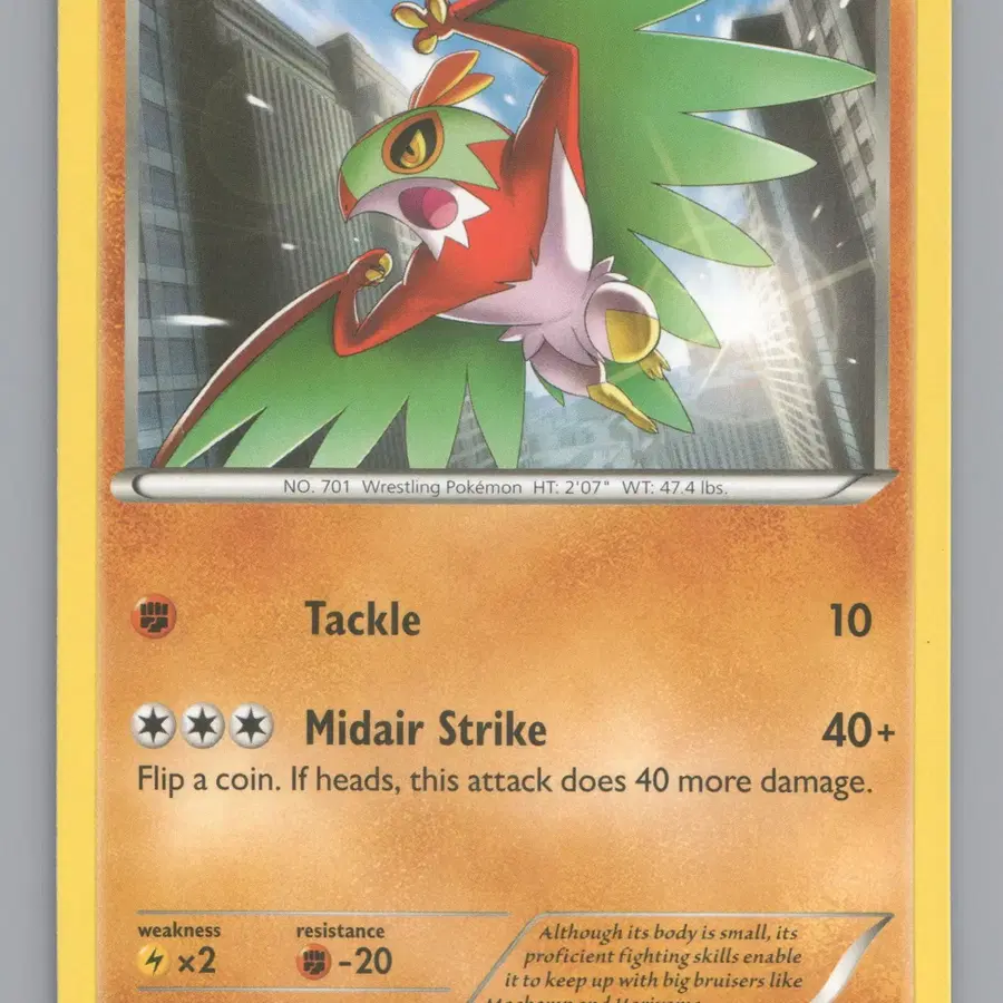 루차불 Hawlucha 2015 Common(ROS 39/108) 포켓몬카드