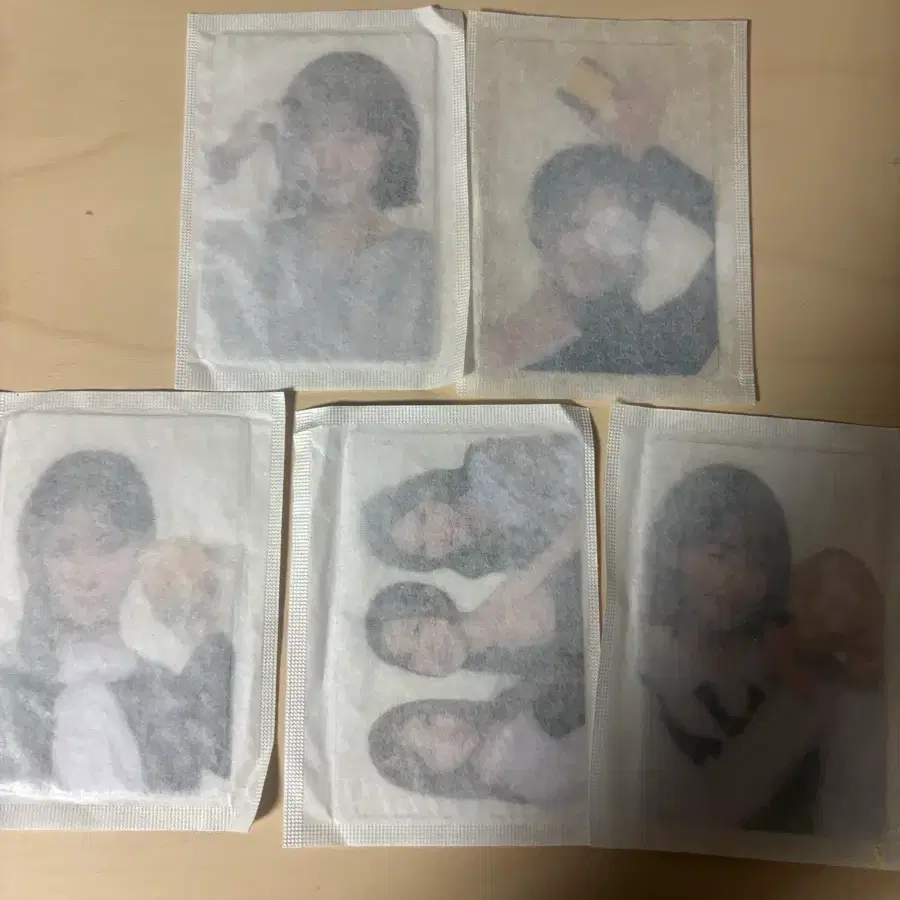 일괄) CU 리센느빵 리센느 미개봉 포카 5종