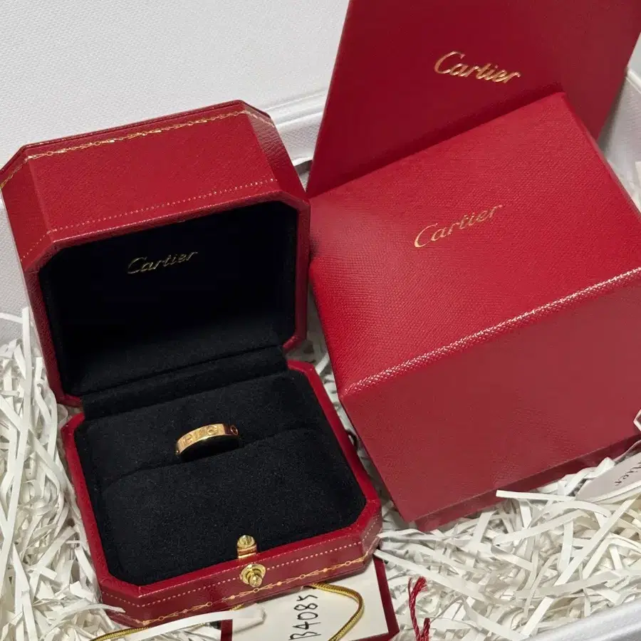 까르띠에 러브링 스몰 반지 (핑크골드)