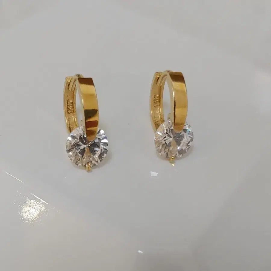 새제품)14k귀걸이