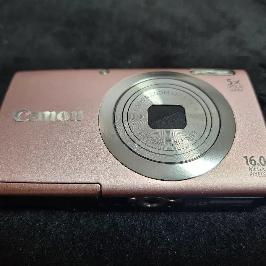 캐논 파워샷 A2400 IS 1600만 화소 핑크 디카 디지털 카메라 상태좋음