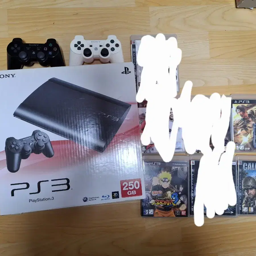 ps3슬림350기가+게임3개