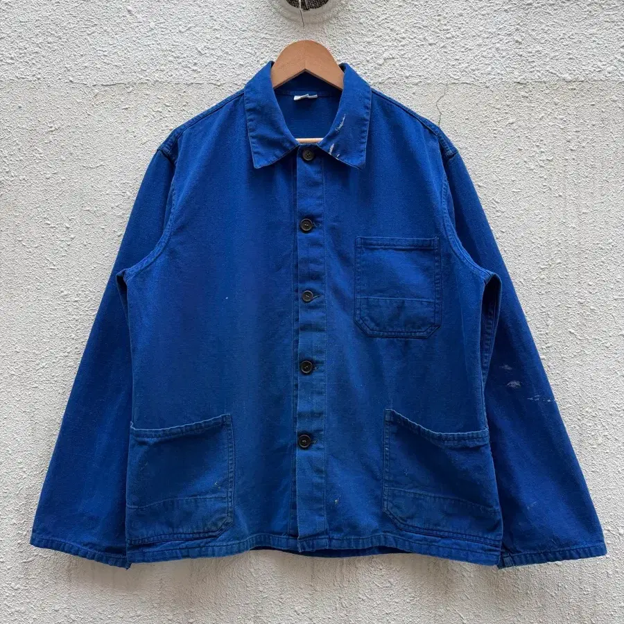 NATURAL FADED BLUE 1980s FRENCH WORK JACKET 80s프렌치 워크자켓
