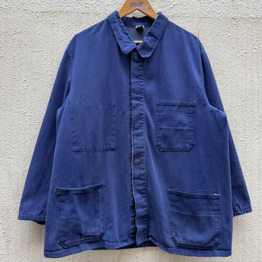 FADED DENIM FRENCH 1980s GERMAN WORK JACKET 데님프렌치 워크자켓