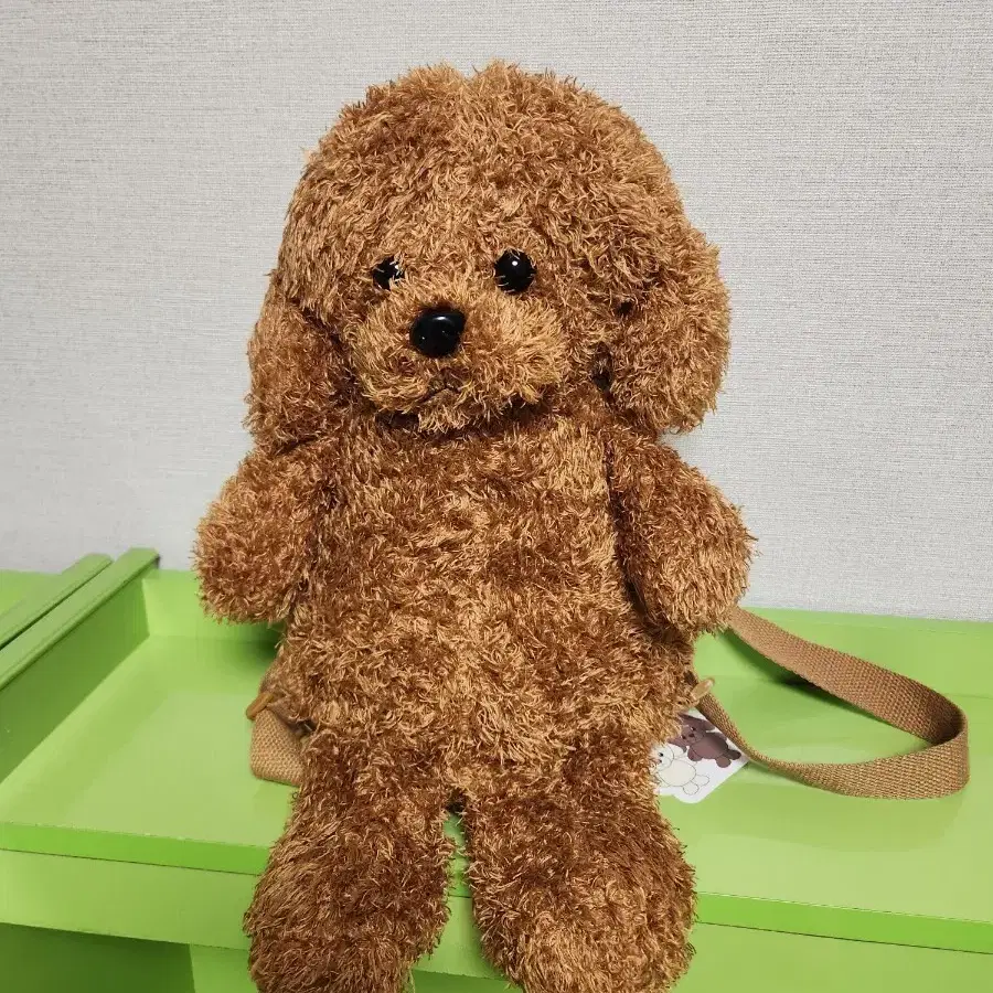 푸들 중형인형 백팩 가방