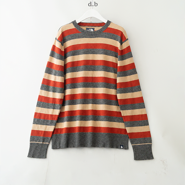 옴므110/ THE NORTH FACE 멀티 단가라 크루넥KN