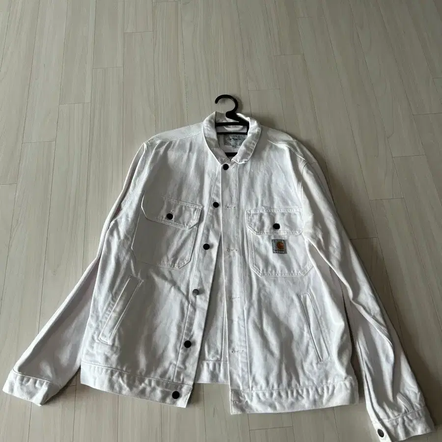 칼하트 화이트 데님 자켓 xl