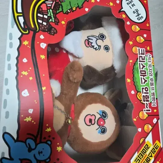 빵빵이 루돌프 옥지 인형