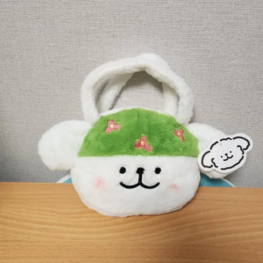 포차코 인형 토트백 텍있음