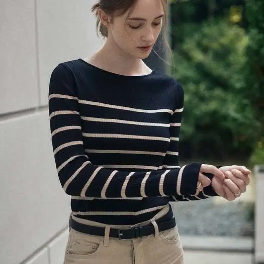 루에브르 스트라이프 티셔츠