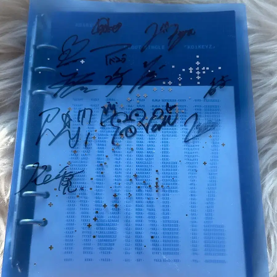 k01KEYZ 코이키즈 데뷔 친필 싸인 앨밤
