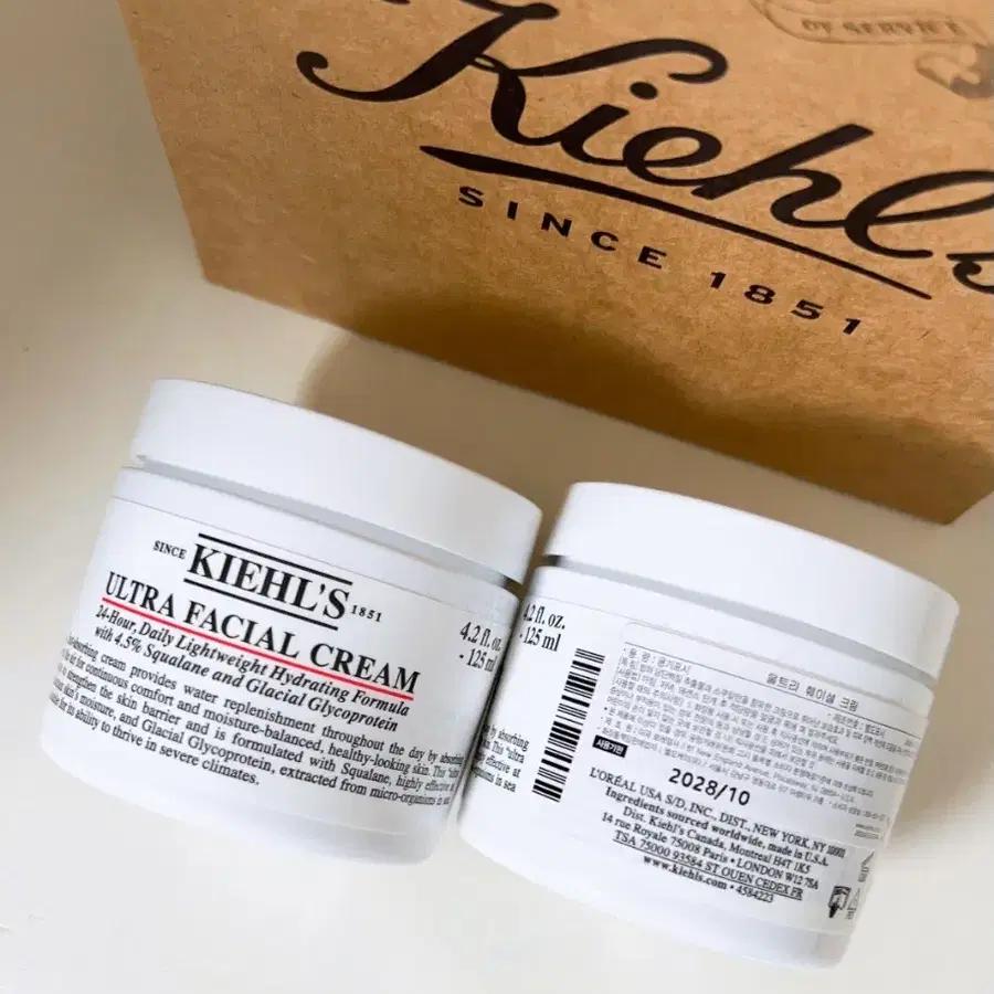 [백화점 새상품] 키엘 울트라 훼이셜 수분 크림 125ml