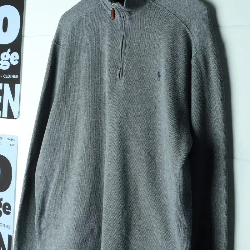 (L-XL) 폴로 랄프로렌 니트 00S 년대 USA 반집업-H40592