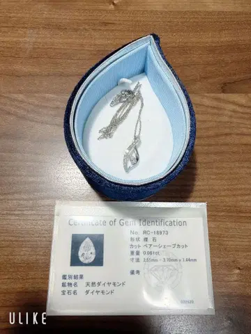 플래티넘 다이아몬드 목걸이 미사용 새상품 상태 최상 즉시 구매 OK