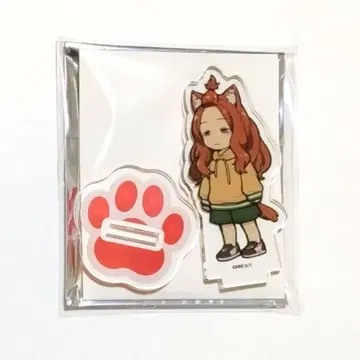 아루 고양이 아크릴 스탠드 야니 고양이 아크릴 푸치 스탠드