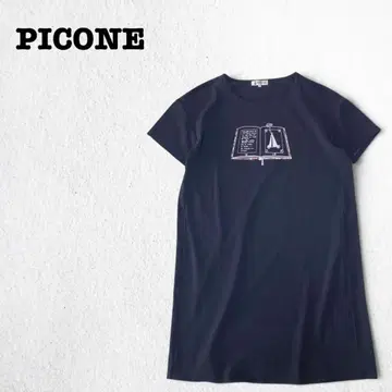 DE1110 [피코네 PICONE] 원피스 [40] 반팔 비쥬 포켓