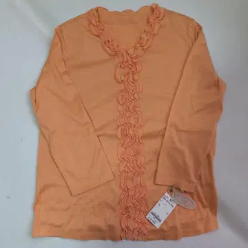 긴팔 프릴 블라우스 S