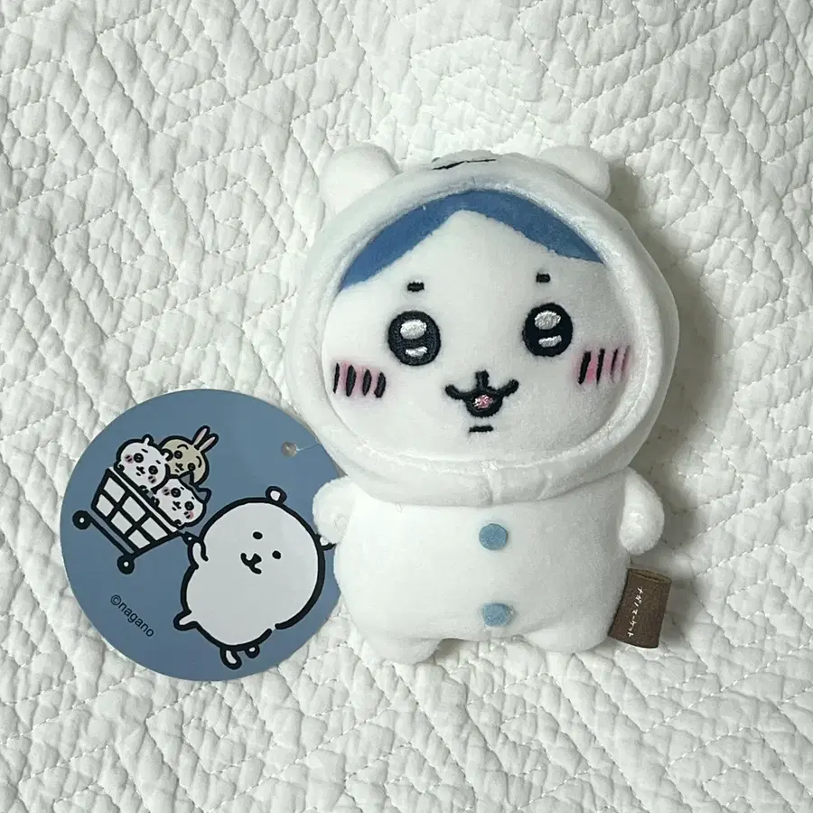 치이카와 농담곰 하치와레 키링 인형