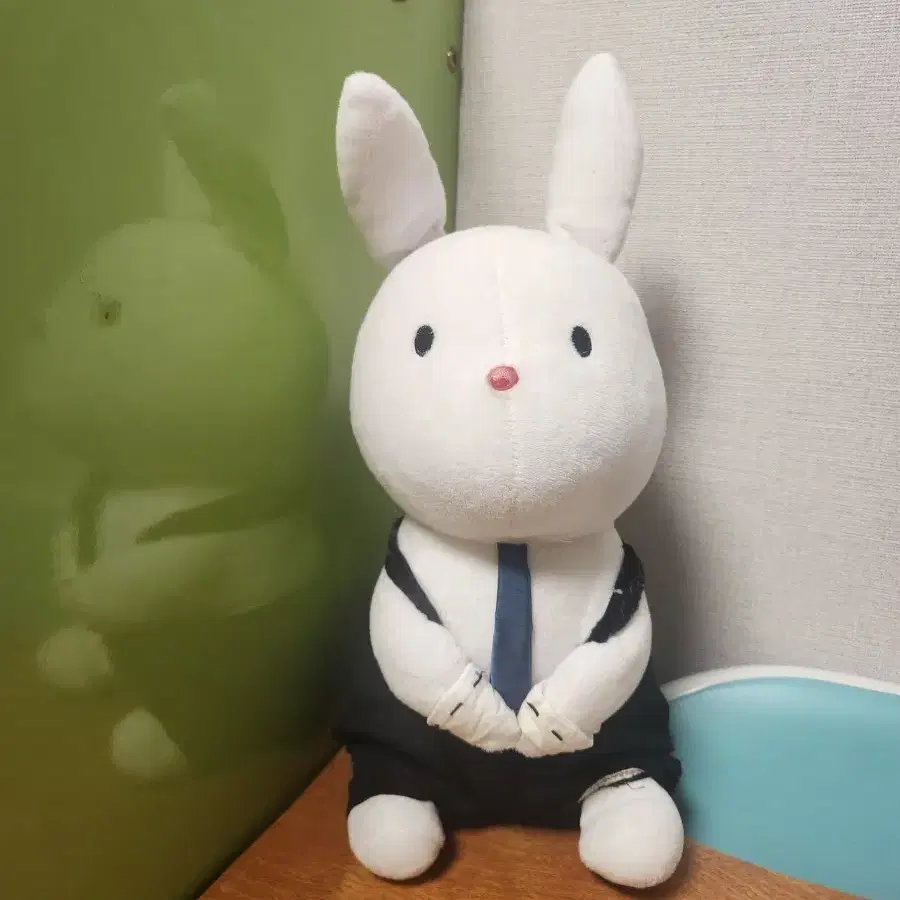 턱시도 토끼 중형인형 30cm