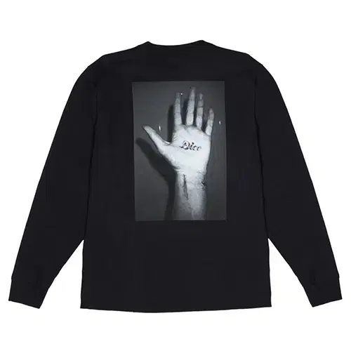[새상품] 퍼킹어썸 티셔츠 L사이즈 Dice Hand LS Tee-Black