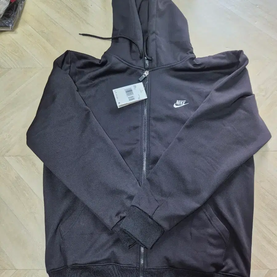 나이키 후드 집업 블랙 2xl