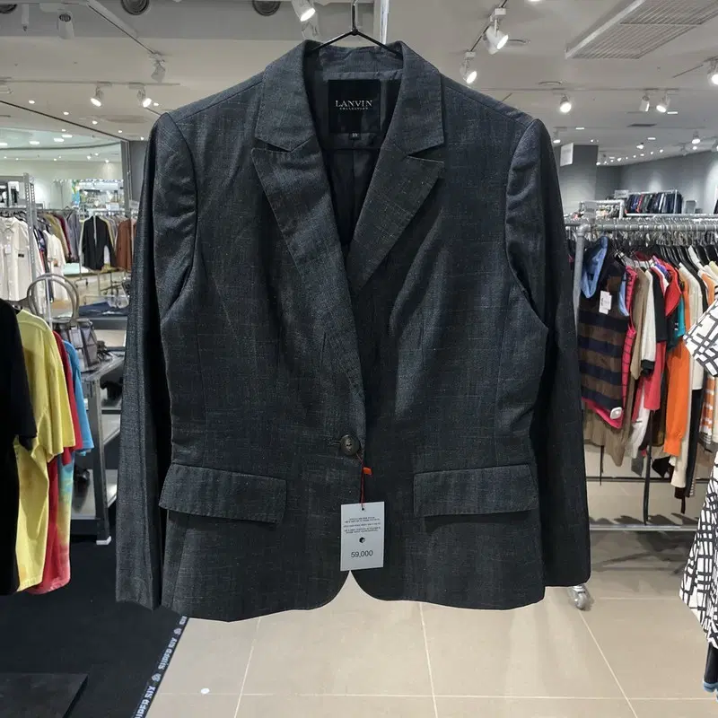 LANVIN COLLECTION 실크 울 나일론 스판 블레이저 여성 M